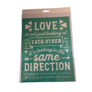 NWT‎ Chalk Couture LOVE   8.5 x 11 Reusable  Transfer